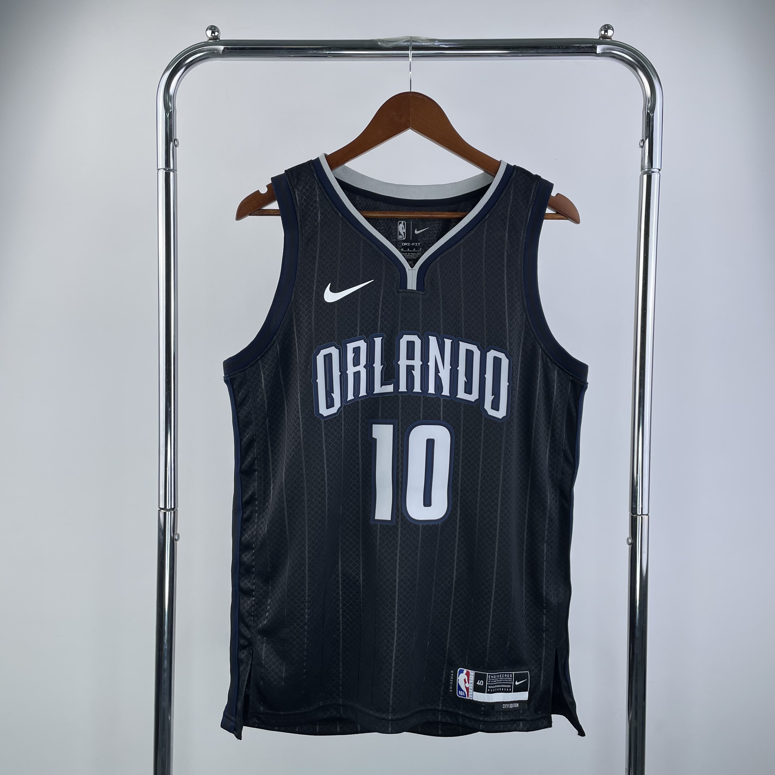 Men Orlando Magic #10 Bol Bol Black City Edition Season Nike 2023 NBA Jersey
